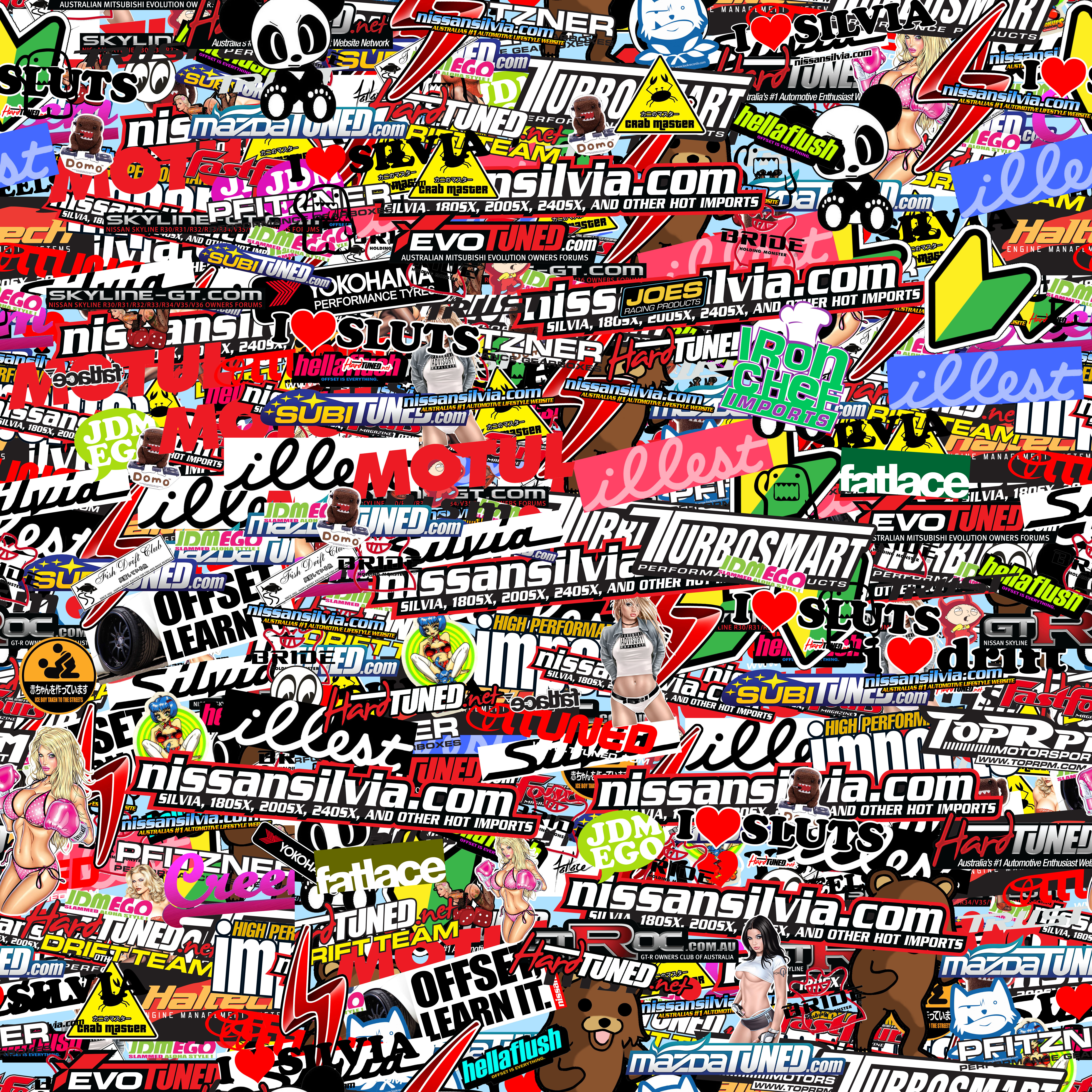 Nissan silvia sticker bomb #8