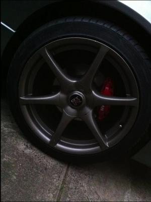 got a full set of R34 GTR rims for sale Strata Zeno UHP tyres