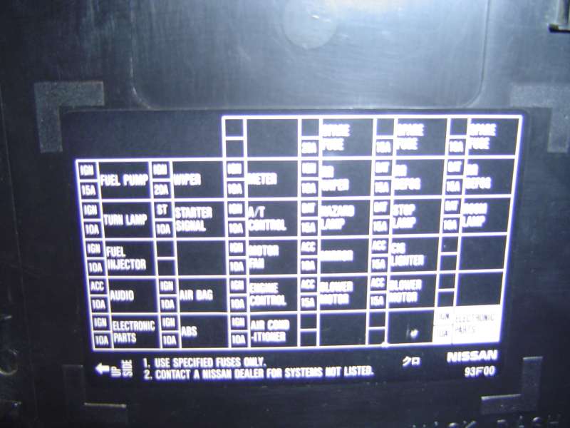 [DIAGRAM] Nissan S15 Fuse Box Diagram